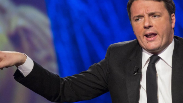 Il senatore del PD Matteo Renzi