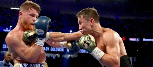 Canelo Alvarez e Gennadij Golovkin sul ring di Las Vegas lo scorso anno