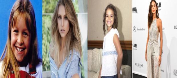 As atrizes mirins que se tornaram lindas mulheres. (Foto: Reprodução TV Globo) As atrizes mirins que se tornaram lindas mulheres. (Foto: Reprodução TV Globo)