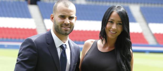 Jesé y Aurah cuando este fichó por el PSG Jesé y Aurah cuando este fichó por el PSG