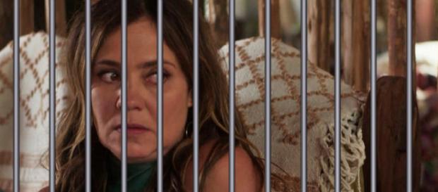 Laureta é presa por tráfico de drogas em Segundo Sol (Foto: TV Globo) Laureta é presa por tráfico de drogas em Segundo Sol (Foto: TV Globo)