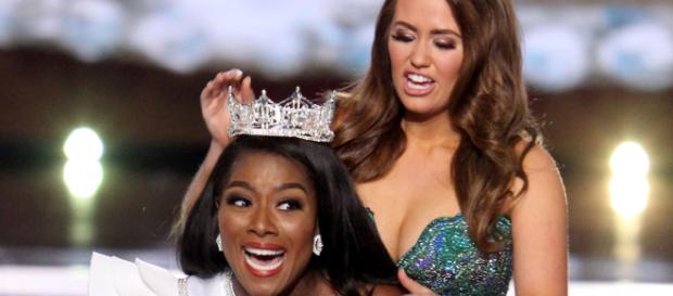 New Yorker Nia Franklin was crowned Miss America on Sunday. (Image via Time/Twitter) New Yorker Nia Franklin was crowned Miss America on Sunday. (Image via Time/Twitter)