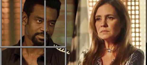 Roberval e preso por armação de Laureta. (Imagem: Reprodução) Roberval e preso por armação de Laureta. (Imagem: Reprodução)