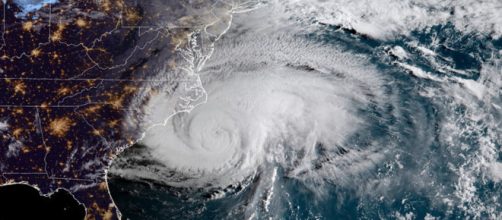 Immagine satellitare uragano Florence