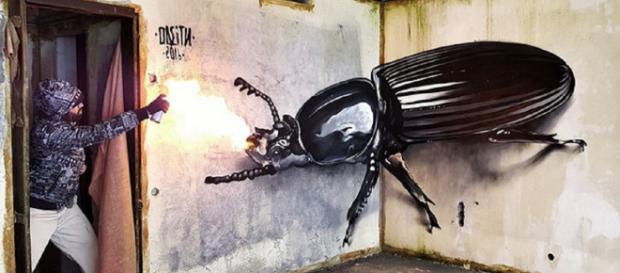 Arte de rua em 3D: a evolução da pichação. Arte de rua em 3D: a evolução da pichação.