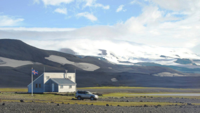 Panorama del vulcano B&aacute;r&eth;arbunga