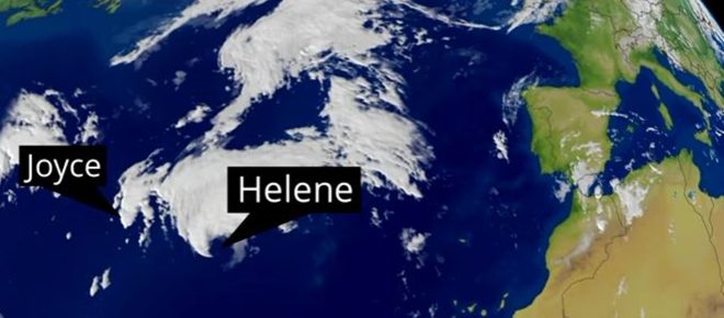 Tropical Storm Helene heads for UK, Florence batters US & Super-Typhoon aims for Hong Kong