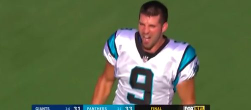 Graham Gano kicked an NFL record-tying field goal. - [Sports and News / YouTube screencap]