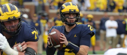 Michigan quarterback Shea Patterson has improved each week for the Wolverines. - [USA Today Sports / YouTube screencap]