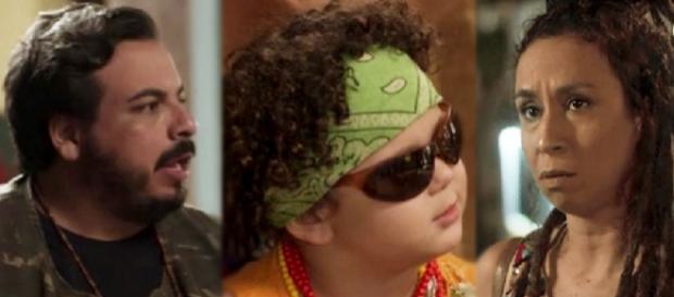 Gorete Badu e Clovinho em Segundo Sol Gorete Badu e Clovinho em Segundo Sol