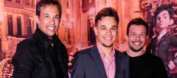Kiko, Leandro e Bruno perderam o pai. (foto reprodução). Kiko, Leandro e Bruno perderam o pai. (foto reprodução).