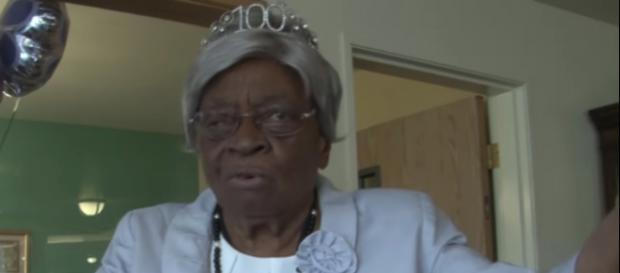Miss Bertie celebrating her 100th birthday - Youtube/THV11 Miss Bertie celebrating her 100th birthday - Youtube/THV11
