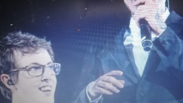 Fedez e Cris sul palco a San Siro