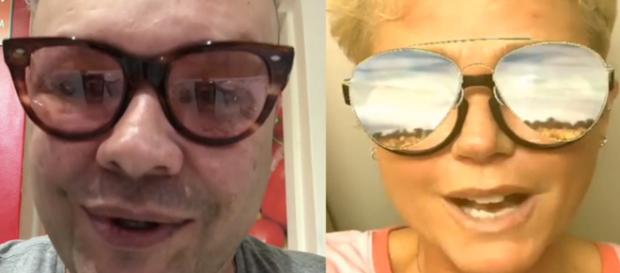 Felipeh Campos e Xuxa Meneghel. (Reprodução/Instagram) Felipeh Campos e Xuxa Meneghel. (Reprodução/Instagram)
