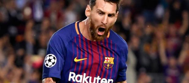 Messi marca três vezes e Barcelona inicia bem a UEFA Champions League Messi marca três vezes e Barcelona inicia bem a UEFA Champions League