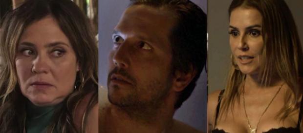Remy Karola e Laureta em Segundo Sol. (foto reprodução). Remy Karola e Laureta em Segundo Sol. (foto reprodução).