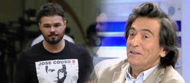 Rufián y Arcadi Espada en imagen Rufián y Arcadi Espada en imagen