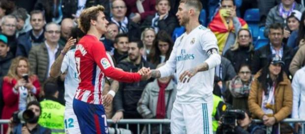 Sergio Ramos n'accepte pas que Griezmann puisse penser être l'égal de Ronaldo et Messi Sergio Ramos n'accepte pas que Griezmann puisse penser être l'égal de Ronaldo et Messi
