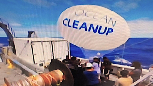 Ocean Cleanup &egrave; l'operazione che si propone di ripulire i mari dai rifiuti di plastica - Foto Ocean Cleanup