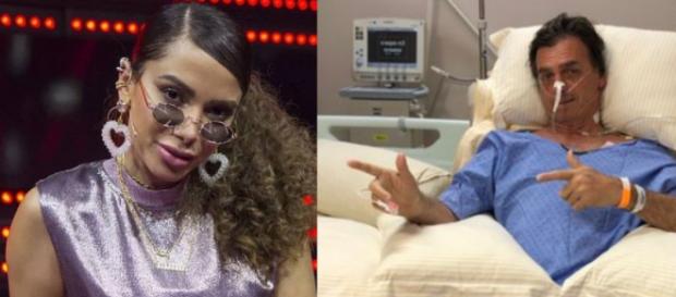 Anitta e Jair Bolsonaro (Reprodução) Anitta e Jair Bolsonaro (Reprodução)