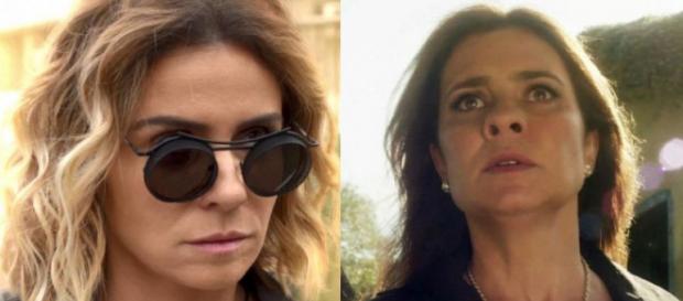 Luzia e Laureta em Segundo Sol. (foto reprodução). Luzia e Laureta em Segundo Sol. (foto reprodução).