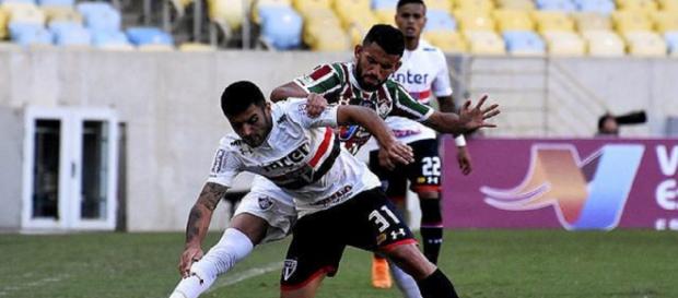 Após empate no turno, São Paulo e Fluminense voltam se enfrentar pelo Brasileiro (Foto: Reprodução/Portal CBN) Após empate no turno, São Paulo e Fluminense voltam se enfrentar pelo Brasileiro (Foto: Reprodução/Portal CBN)