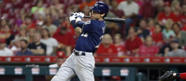 Christian Yelich bateó para el ciclo en la semana. - MLB.com. Christian Yelich bateó para el ciclo en la semana. - MLB.com.