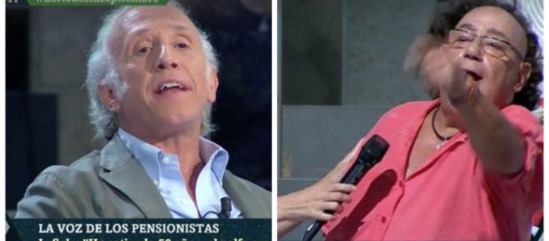 Eduardo Inda y el pensionista en La Sexta Eduardo Inda y el pensionista en La Sexta