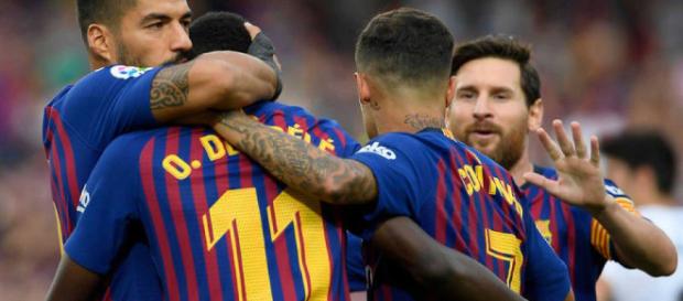 el Barcelona y una fiesta de goles en el Nou Camp el Barcelona y una fiesta de goles en el Nou Camp