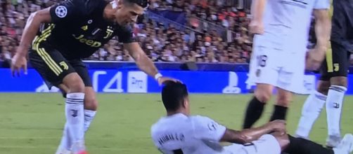 Il gesto che ha portato all'espulsione di CR7