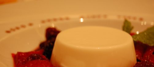 Panna cotta is a simple but delicious desert. [Source: stu_spivack - Flickr]