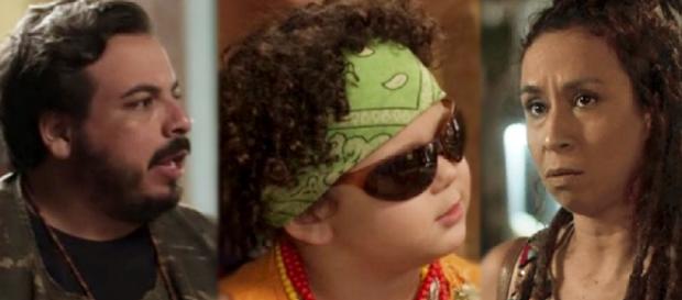 Gorete Badu e Clovinho em Segundo Sol Gorete Badu e Clovinho em Segundo Sol