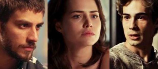 Ícaro, Rosa e Valentim em Segundo Sol. Ícaro, Rosa e Valentim em Segundo Sol.