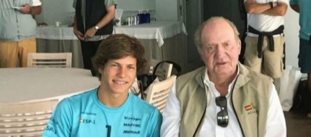 Luis,acompañado del rey Juan Carlos. / Instagram Luis,acompañado del rey Juan Carlos. / Instagram
