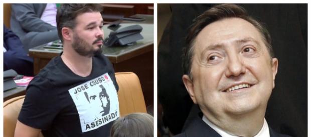 Rufian y Jimenez Losantos en imagen Rufian y Jimenez Losantos en imagen