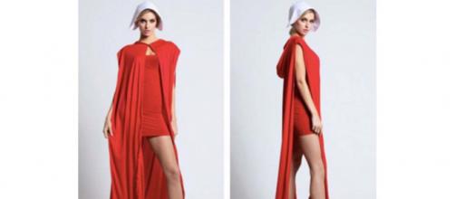 US lingerie company Yandy produced a Brave Red Maiden costume based on "The Handmaid's Tale," causing outrage. [Image @awlilnatty/Twitter]