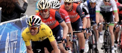 Sergio Henao impegnato alla Parigi Nizza