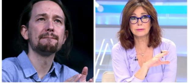 Pablo Iglesias y Ana Rosa Quintana en imagen Pablo Iglesias y Ana Rosa Quintana en imagen