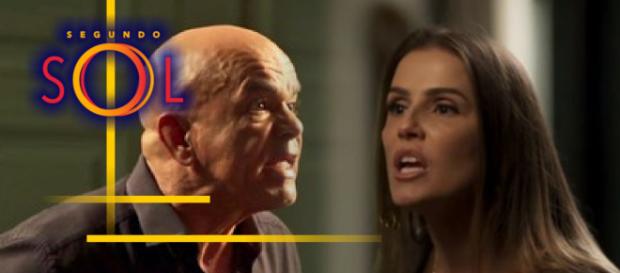Karola ficará desesperada quando todos descobrirem que ela tinha um caso com o cunhado. (foto reprodução). Karola ficará desesperada quando todos descobrirem que ela tinha um caso com o cunhado. (foto reprodução).