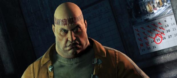 Homem Calendário em Batman. Arkham Knight. (foto reprodução). Homem Calendário em Batman. Arkham Knight. (foto reprodução).