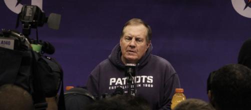 Bill Belichick and the New England Patriots are looking to avoid starting 1-3 for the first time since 2002. [Photo by WEBN-TV via Flckr]
