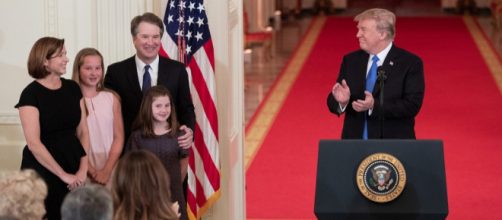 Brett Kavanaugh's family and President Donald Trump – Image credit – The White House - Public Domain| Wikimedia Commons.