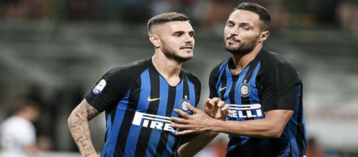 L'esultanza di D'Ambrosio e Icardi