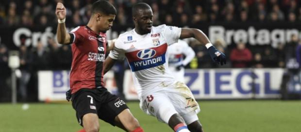 Tanguy Ndombélé avec l'Olympique Lyonnais Tanguy Ndombélé avec l'Olympique Lyonnais