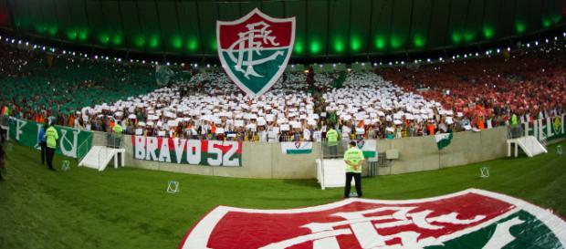 Torcida do Fluminense preparava uma grande festa para a noite desta quinta-feira Torcida do Fluminense preparava uma grande festa para a noite desta quinta-feira