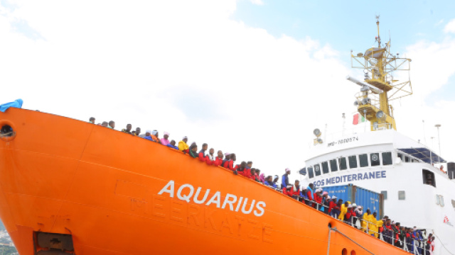 Aquarius, gestita dalle Ong Sos M&eacute;diterran&eacute;e e Medici Senza Frontiere