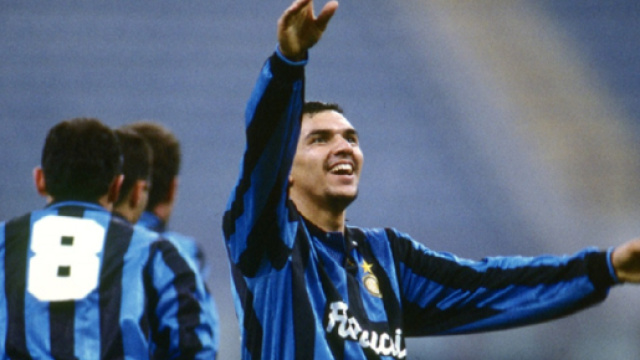 Ruben Sosa, autore di una doppietta in Inter-Fiorentina 3-1 del 25 settembre 1994
