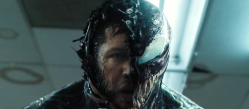 Tom Hardy is hoping for a Venom crossover with The Avengers. [Image Credit] Sony - YouTube