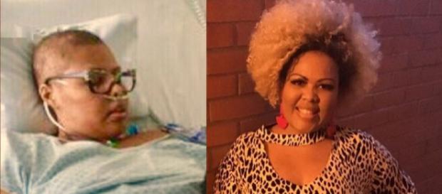 Deise do Fat Famíly volta para a UTI. (foto reprodução). Deise do Fat Famíly volta para a UTI. (foto reprodução).