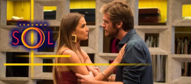 Furioso, Beto colocará Karola contra a parede Furioso, Beto colocará Karola contra a parede
